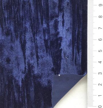Viscose Rayon-blend Pleated Velveteen