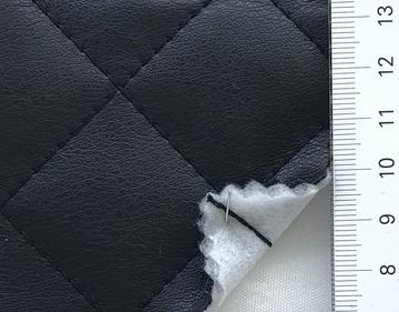 Viscose Rayon Quilted Vegan Leather