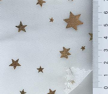 Polyester Foil Embellished Tulle