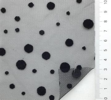 Polyester Flocking Lace