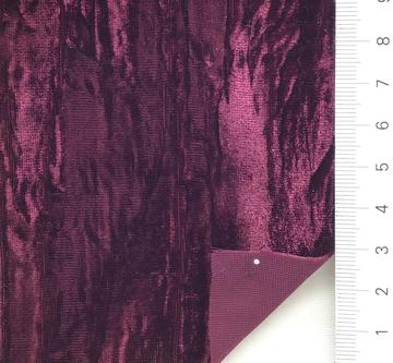 Viscose Rayon-blend Pleated Velveteen