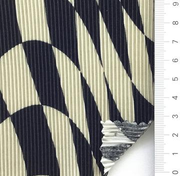 Polyester Pleated Double Knit