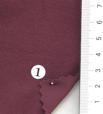 Polyester-blend Brushed (front) Cool Touch Double Knit
