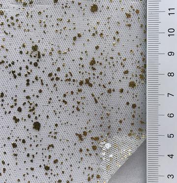 Polyester Foil Embellished Tulle