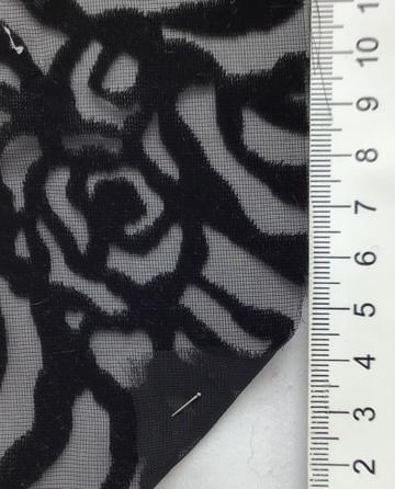 Viscose Rayon-blend Burnout Velveteen