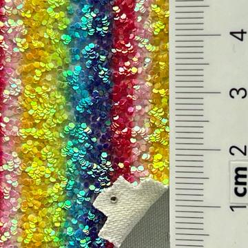 Polyester Glitter Vegan Leather
