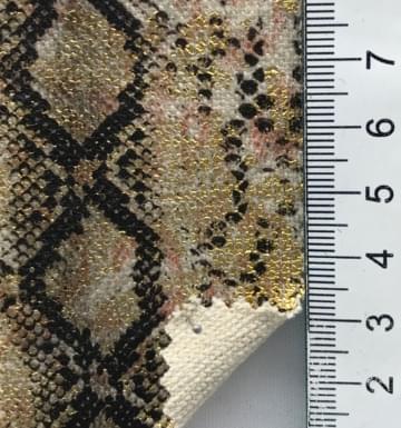 Polyester PU Coated (front) Vegan Leather