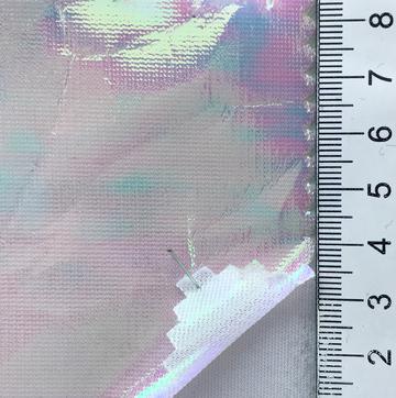 Polyester PU Coated (front) Embellished Tulle
