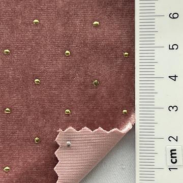 Polyester-blend Dew Drop Velvet