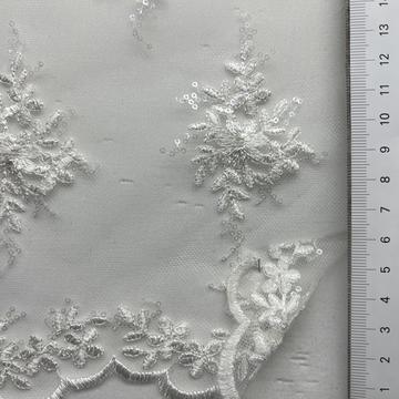 Viscose Rayon-blend Embroidery Lace