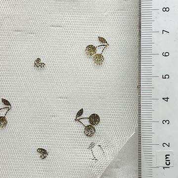 Polyester Foil Embellished Tulle