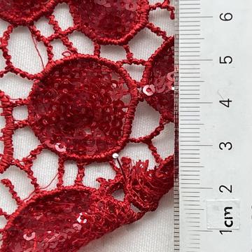 Polyester Sequin Lace