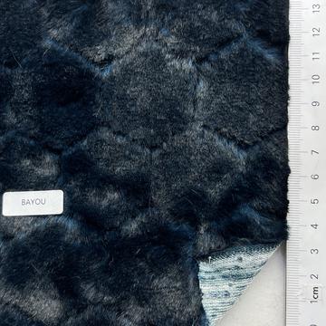 Polyester Embossed Vegan Fur