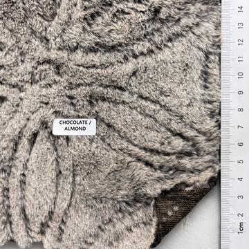 Polyester Embossed Vegan Fur