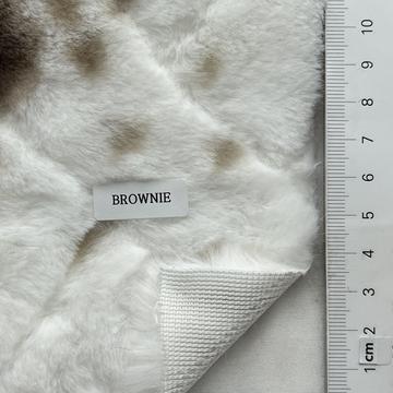 Polyester Embossed Vegan Fur