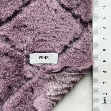 Polyester Embossed Vegan Fur