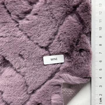Polyester Embossed Vegan Fur