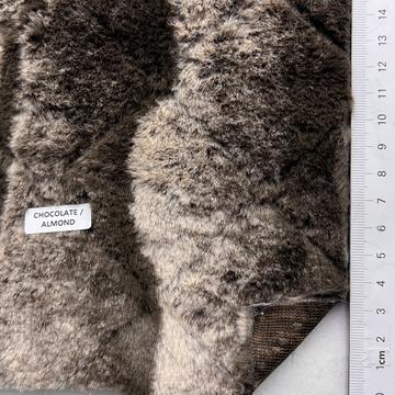 Polyester Embossed Vegan Fur