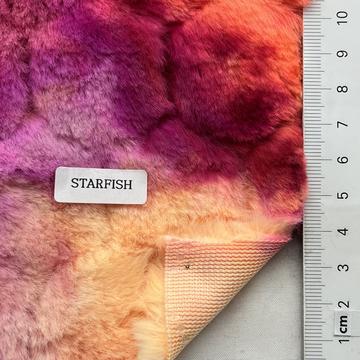 Polyester Embossed Vegan Fur