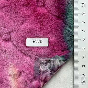 Polyester Embossed Vegan Fur