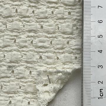 Cotton-blend Jacquard Knit