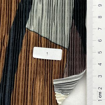 Polyester Pleated Double Knit