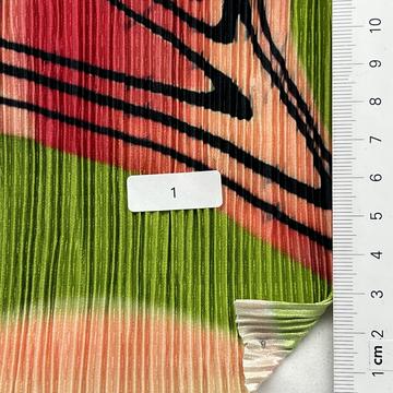Polyester Pleated Double Knit