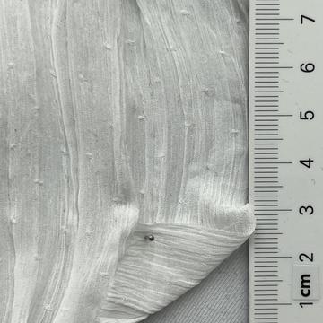 Polyester Pleated Clip Jacquard