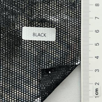 Polyester-blend Foil Jacquard Knit
