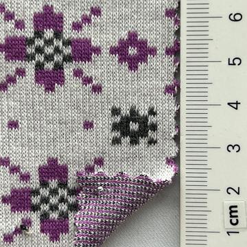 Cotton-blend Jacquard Knit