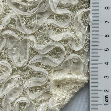 Polyester Embroidery Low Gauge Knit