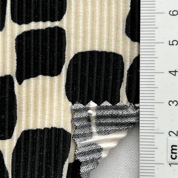 Polyester Pleated Double Knit