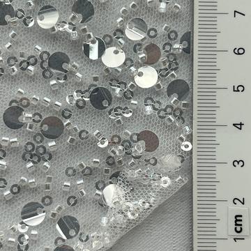 Polyester Sequin Embellished Tulle