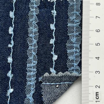 Cotton-blend Embroidery Denim