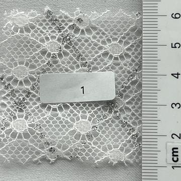 Polyester Glitter Lace