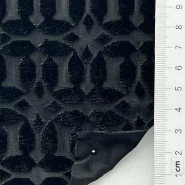 Polyester-blend Burnout Breathable Velvet