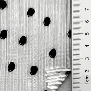Polyester Pleated Double Knit