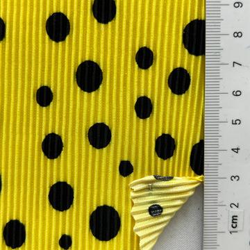 Polyester Pleated Double Knit