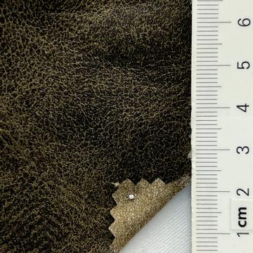 Polyester-blend PU Coated (front) Vegan Leather