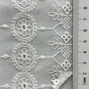 Polyester-blend Embroidery Eyelet