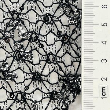 Polyester-blend Sequin Crochet
