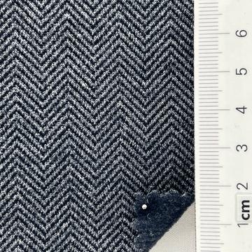 Polyester-blend Brushed (back) Jacquard Knit