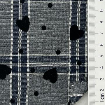 Polyester-blend Flocking Twill