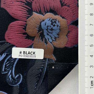 Polyester-blend Puff Print Twill