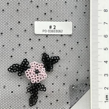 Polyester Sequin Embellished Tulle