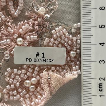 Polyester Embroidery Embellished Tulle