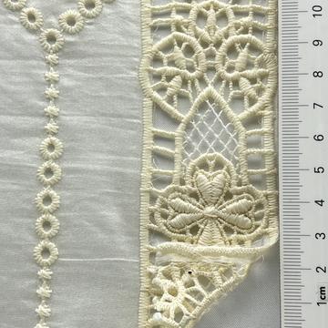 Polyester-blend Embroidery Eyelet