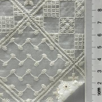 Polyester-blend Embroidery Eyelet