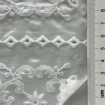 Polyester-blend Embroidery Eyelet