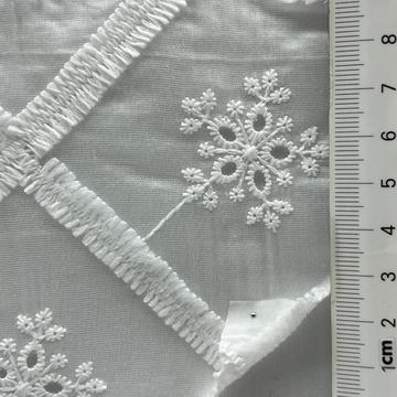 Polyester-blend Embroidery Eyelet